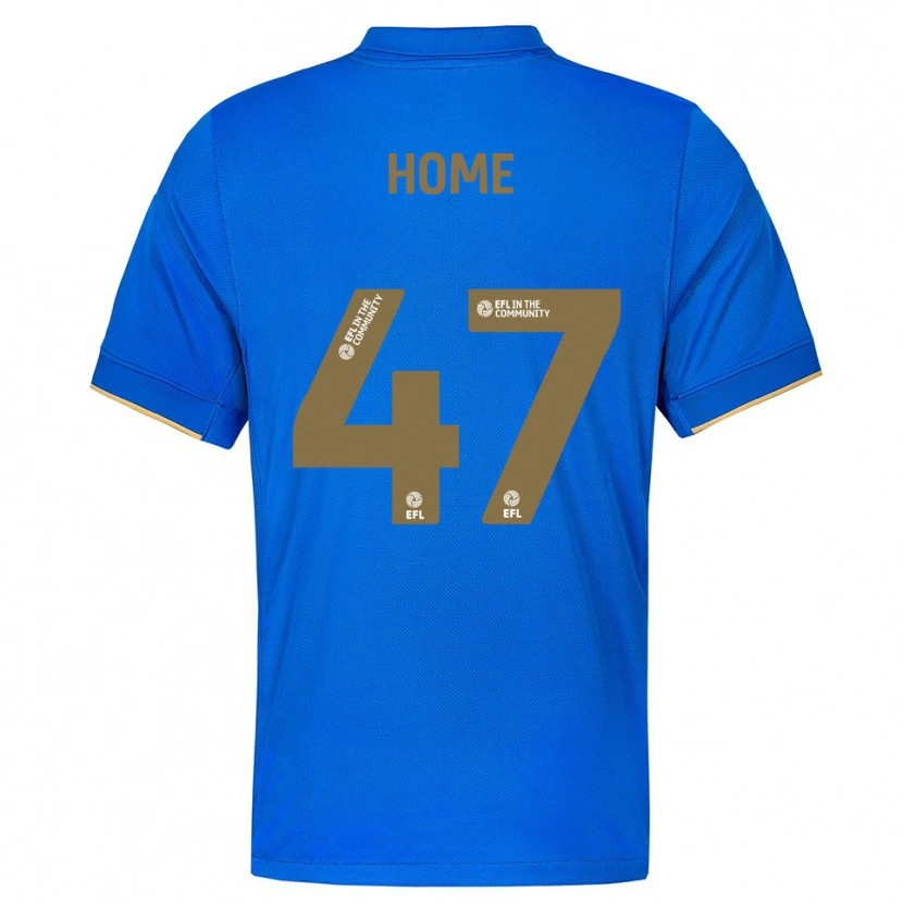Danxen Niño Camiseta Josh Home #47 Azul Oro 1ª Equipación 2025/26 La Camisa México