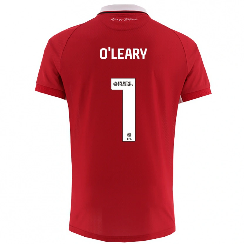 Danxen Niño Camiseta Max O'leary #1 Rojo Blanco 1ª Equipación 2025/26 La Camisa México