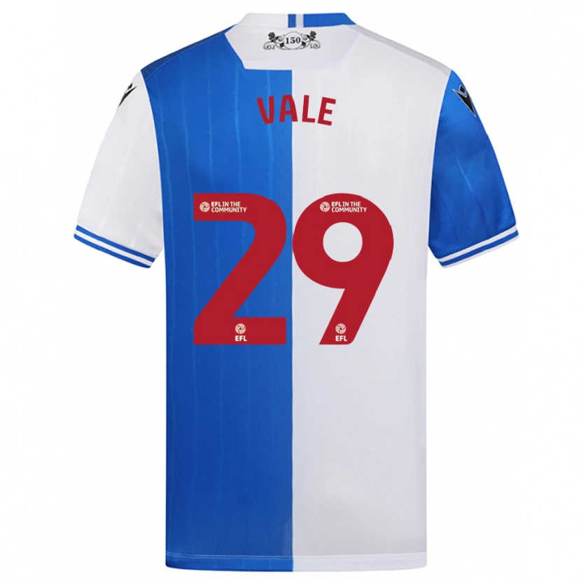 Danxen Niño Camiseta Jack Vale #29 Azul Blanco 1ª Equipación 2025/26 La Camisa México