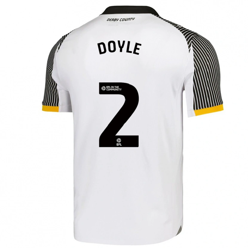 Danxen Niño Camiseta Aj Doyle #2 Blanco Negro 1ª Equipación 2025/26 La Camisa México