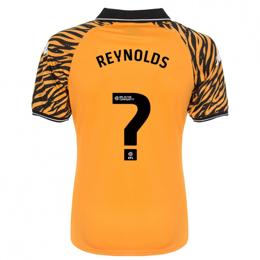 Danxen Niño Camiseta Kerr Reynolds #0 Naranja Negro 1ª Equipación 2025/26 La Camisa México