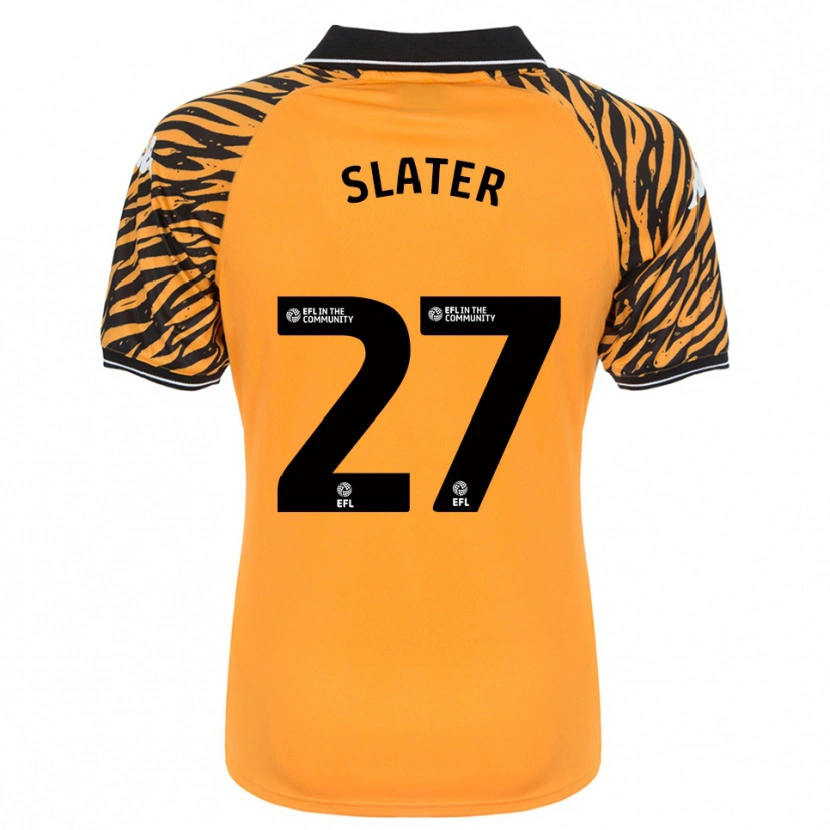 Danxen Niño Camiseta Regan Slater #27 Naranja Negro 1ª Equipación 2025/26 La Camisa México