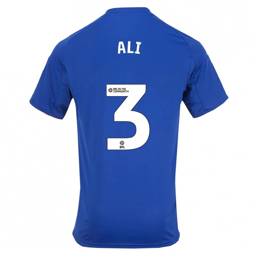 Danxen Niño Camiseta Mirsad Ali #3 Azul Oro 1ª Equipación 2025/26 La Camisa México