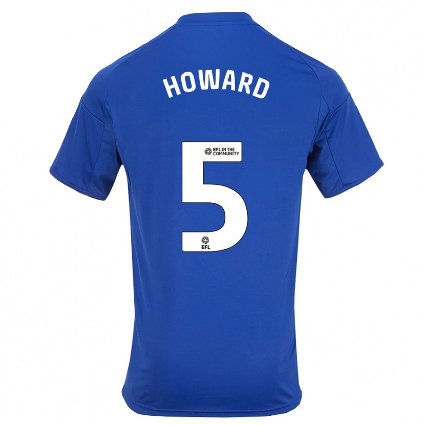 Danxen Niño Camiseta Sophie Howard #5 Azul Oro 1ª Equipación 2025/26 La Camisa México
