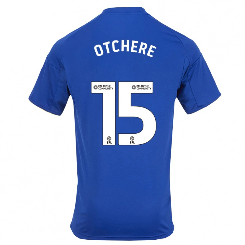 Danxen Niño Camiseta Kirsten Otchere #15 Azul Oro 1ª Equipación 2025/26 La Camisa México