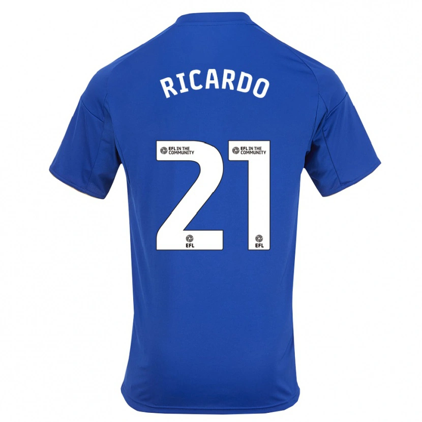 Danxen Niño Camiseta Ricardo Pereira #21 Azul Oro 1ª Equipación 2025/26 La Camisa México