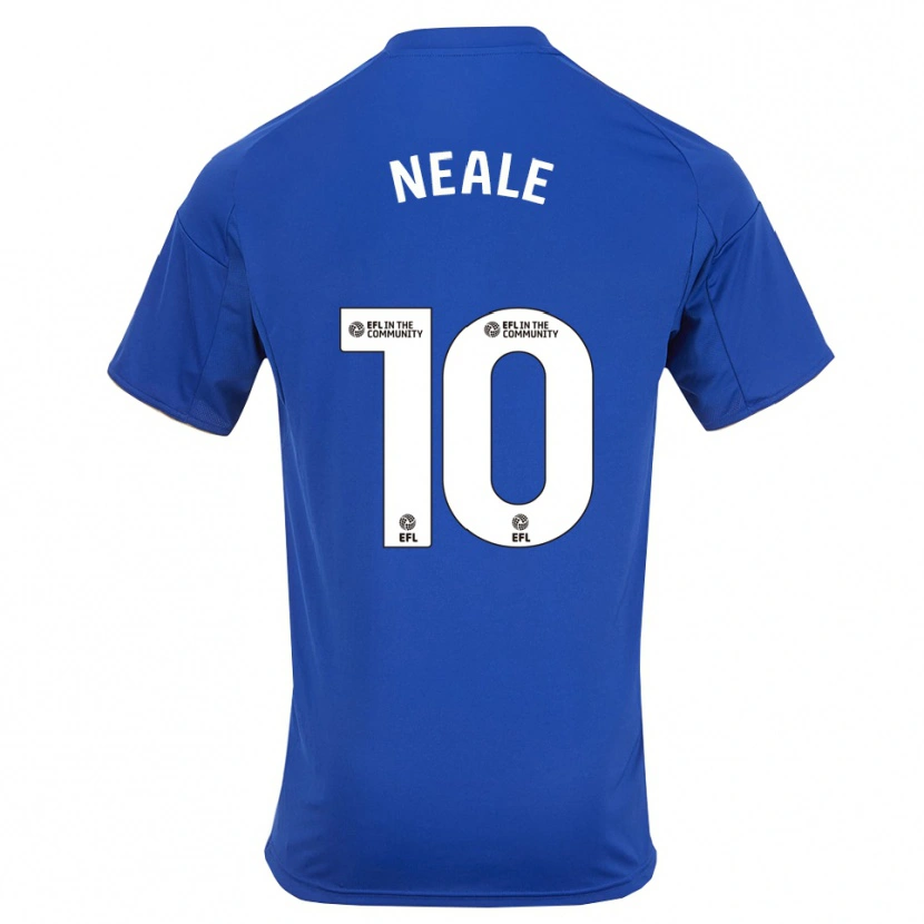 Danxen Niño Camiseta Tommy Neale #10 Azul Oro 1ª Equipación 2025/26 La Camisa México