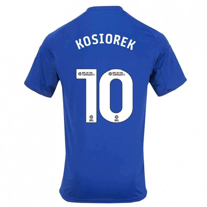 Danxen Niño Camiseta Bartosz Kosiorek #10 Azul Oro 1ª Equipación 2025/26 La Camisa México