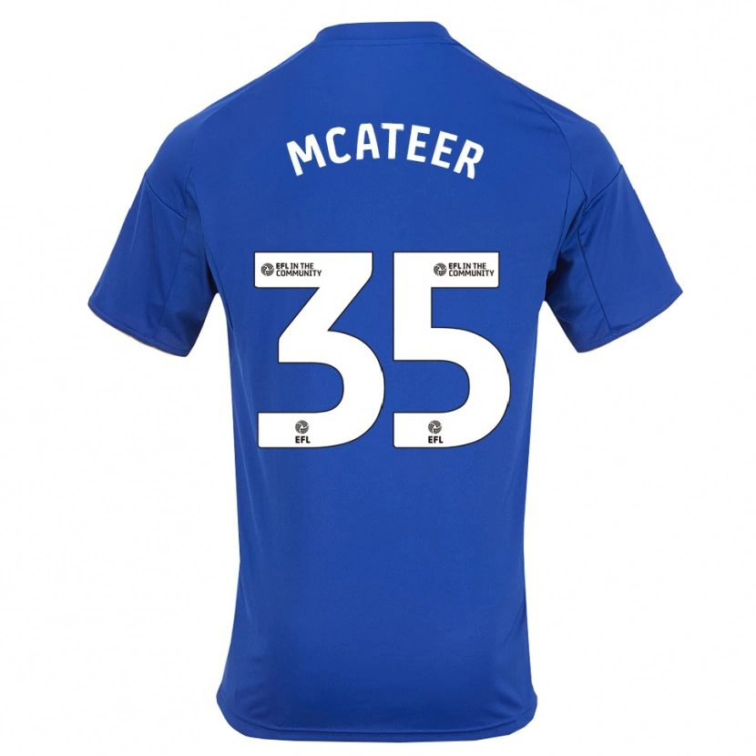 Danxen Niño Camiseta Kasey Mcateer #35 Azul Oro 1ª Equipación 2025/26 La Camisa México