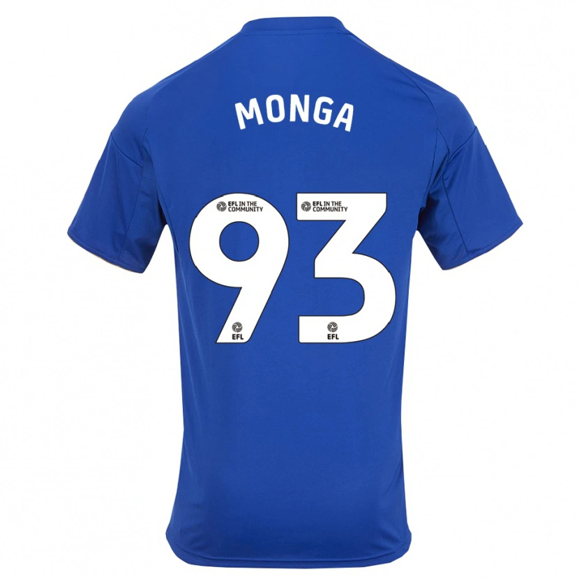 Danxen Niño Camiseta Jeremy Monga #93 Azul Oro 1ª Equipación 2025/26 La Camisa México