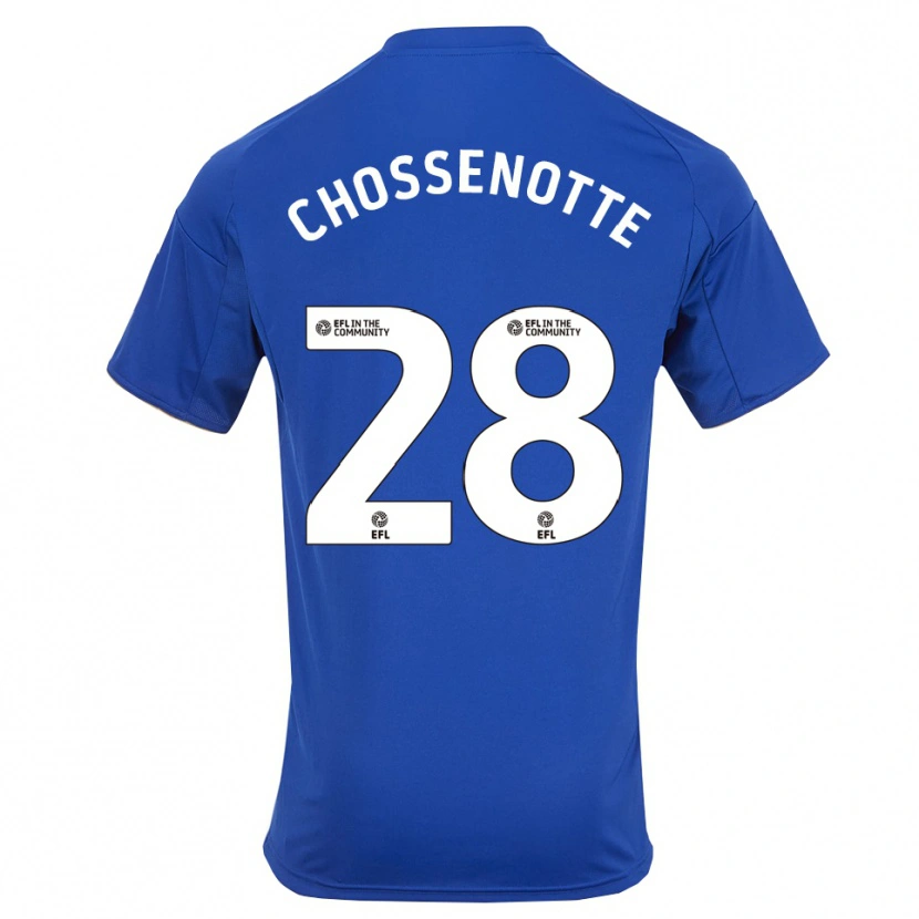 Danxen Niño Camiseta Shana Chossenotte #28 Azul Oro 1ª Equipación 2025/26 La Camisa México