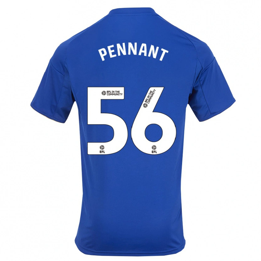 Danxen Niño Camiseta Terrell Pennant #56 Azul Oro 1ª Equipación 2025/26 La Camisa México
