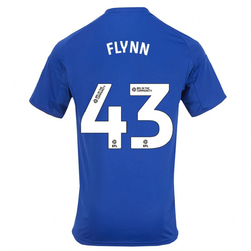 Danxen Niño Camiseta Shane Flynn #43 Azul Oro 1ª Equipación 2025/26 La Camisa México