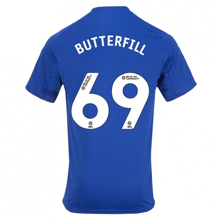Danxen Niño Camiseta Jack Butterfill #69 Azul Oro 1ª Equipación 2025/26 La Camisa México