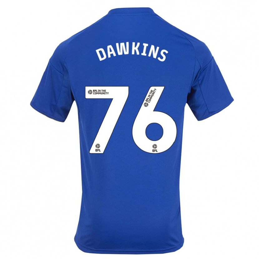 Danxen Niño Camiseta Kartell Dawkins #76 Azul Oro 1ª Equipación 2025/26 La Camisa México
