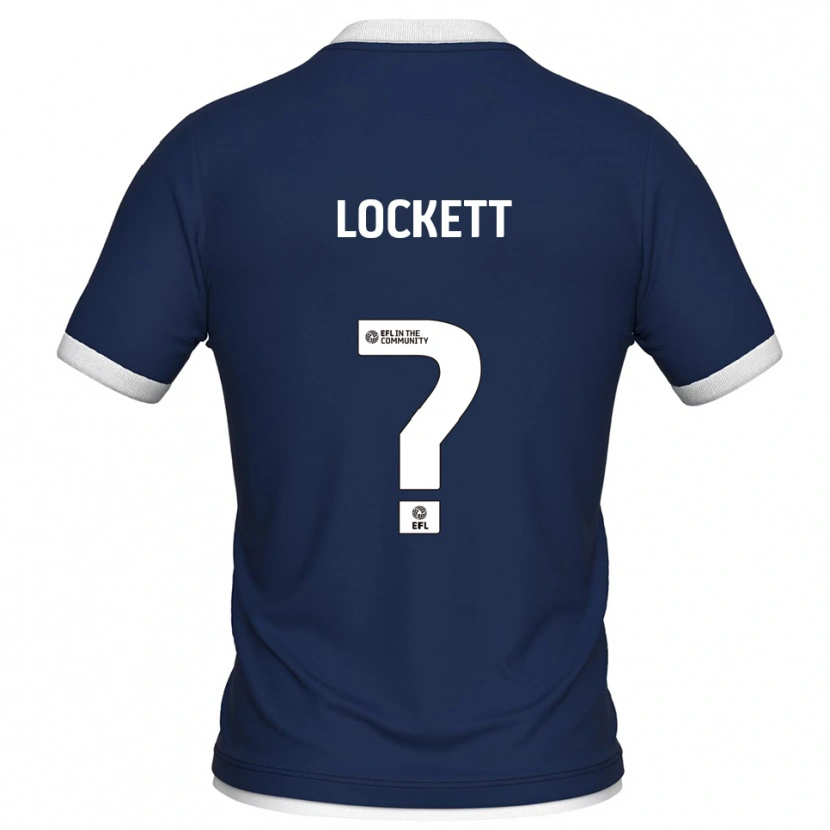 Danxen Niño Camiseta Mia Lockett #0 Azul Marino Blanco 1ª Equipación 2025/26 La Camisa México