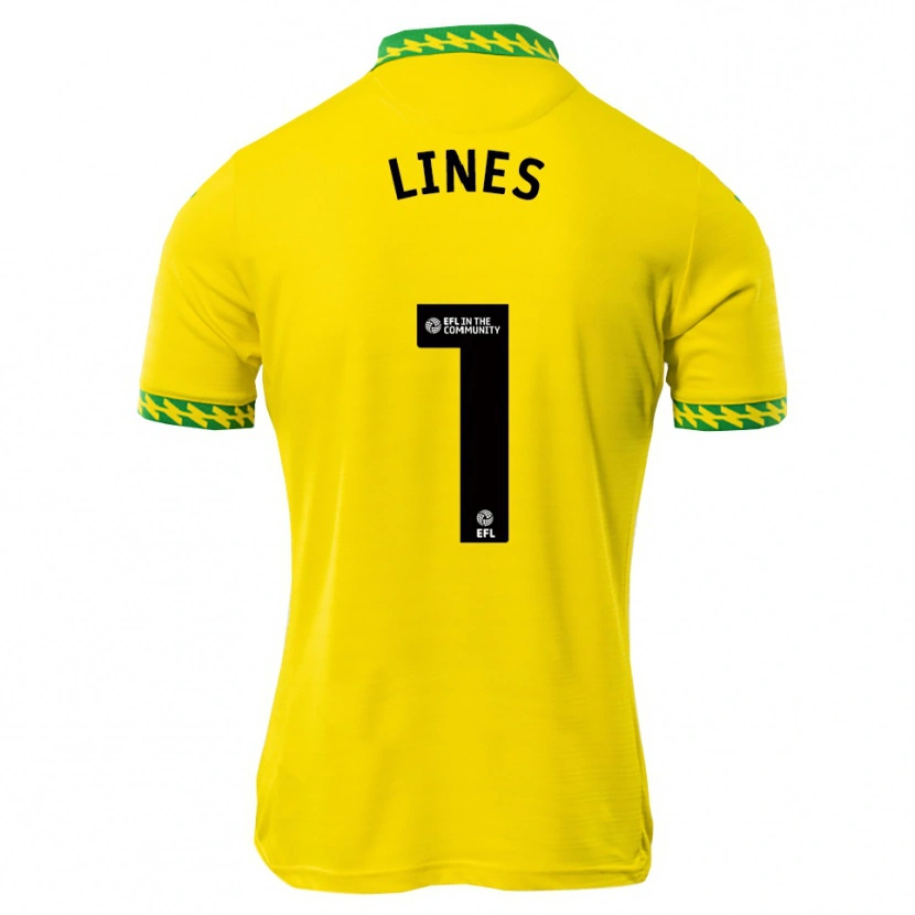 Danxen Niño Camiseta Luis Lines #1 Blanco Verde 1ª Equipación 2025/26 La Camisa México