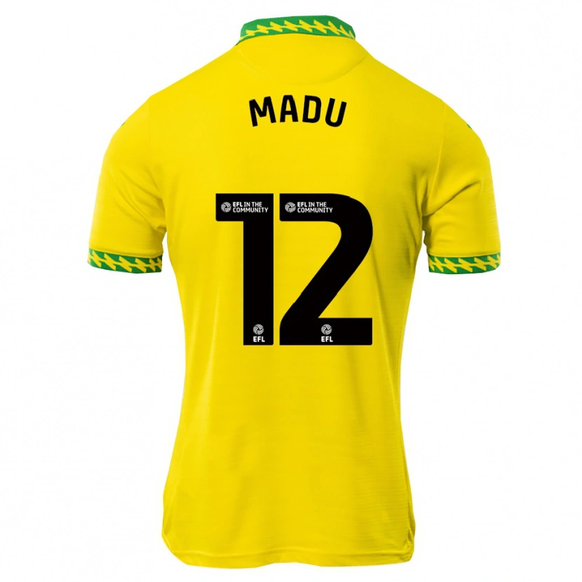 Danxen Niño Camiseta Victor Madu #12 Blanco Verde 1ª Equipación 2025/26 La Camisa México