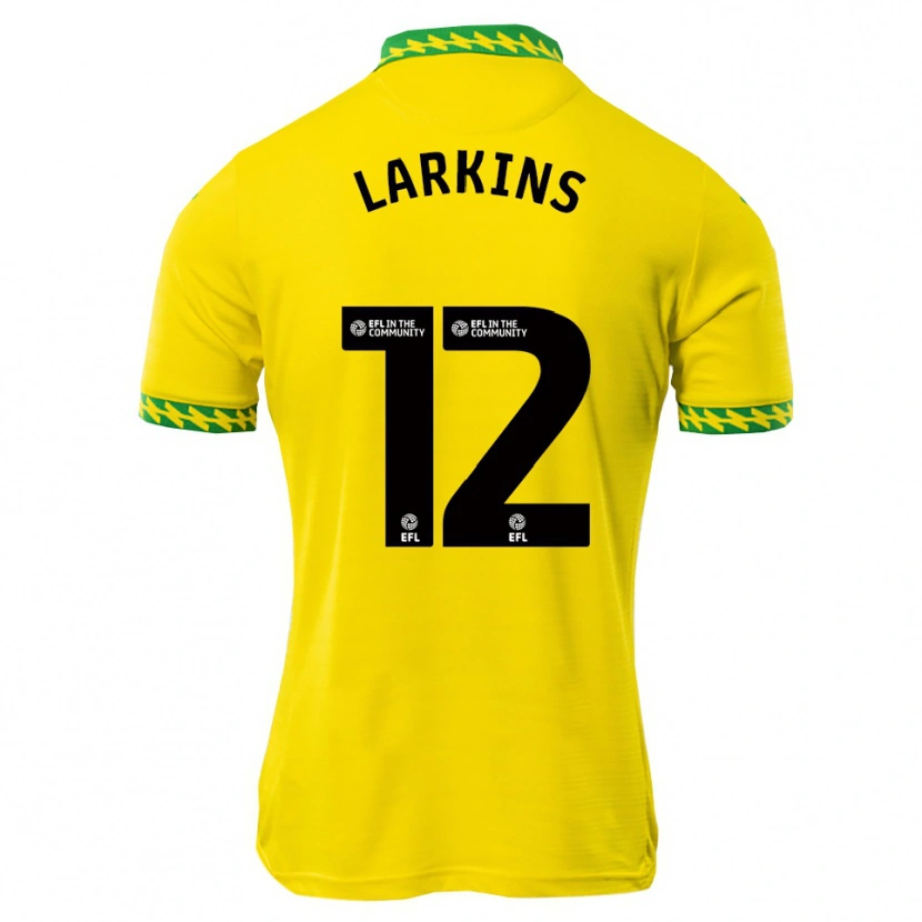Danxen Niño Camiseta Anna Larkins #12 Blanco Verde 1ª Equipación 2025/26 La Camisa México