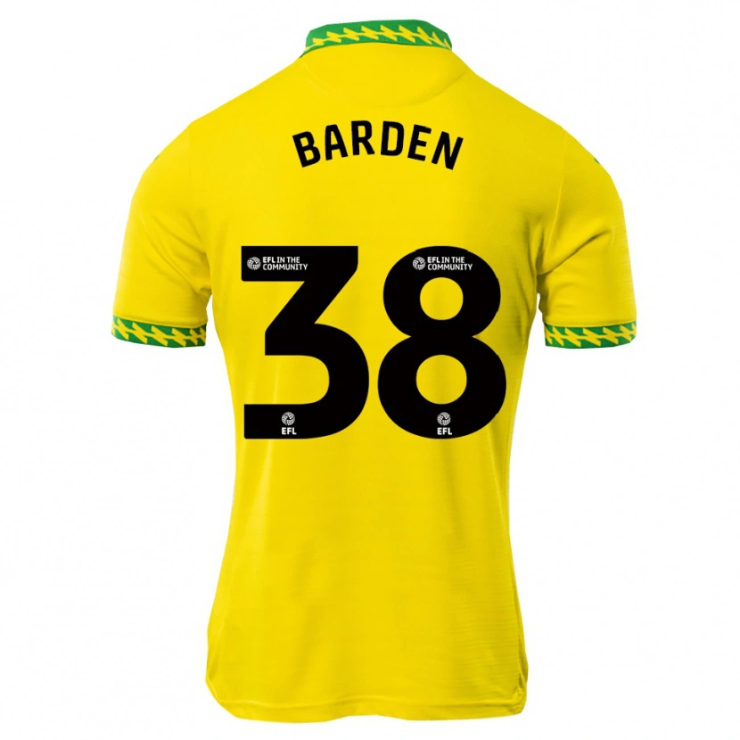 Danxen Niño Camiseta Daniel Barden #38 Blanco Verde 1ª Equipación 2025/26 La Camisa México