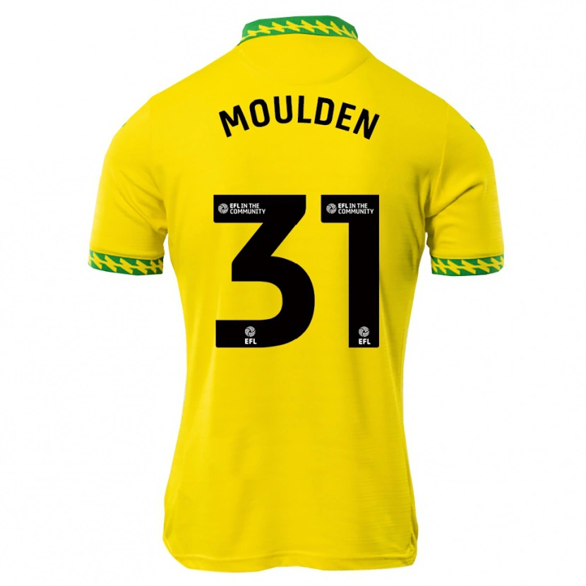 Danxen Niño Camiseta Louie Moulden #31 Blanco Verde 1ª Equipación 2025/26 La Camisa México