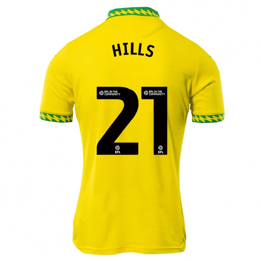 Danxen Niño Camiseta Brad Hills #21 Blanco Verde 1ª Equipación 2025/26 La Camisa México
