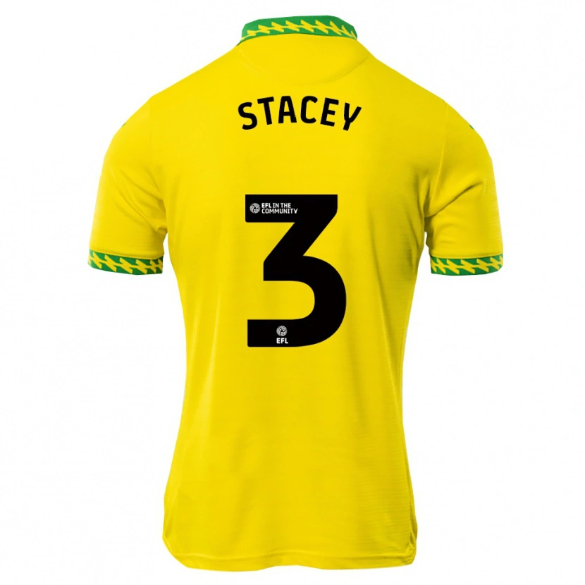 Danxen Niño Camiseta Jack Stacey #3 Blanco Verde 1ª Equipación 2025/26 La Camisa México