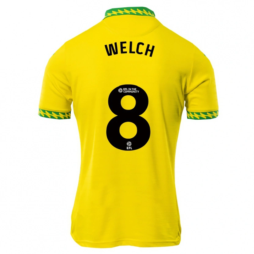 Danxen Niño Camiseta Finley Welch #8 Blanco Verde 1ª Equipación 2025/26 La Camisa México