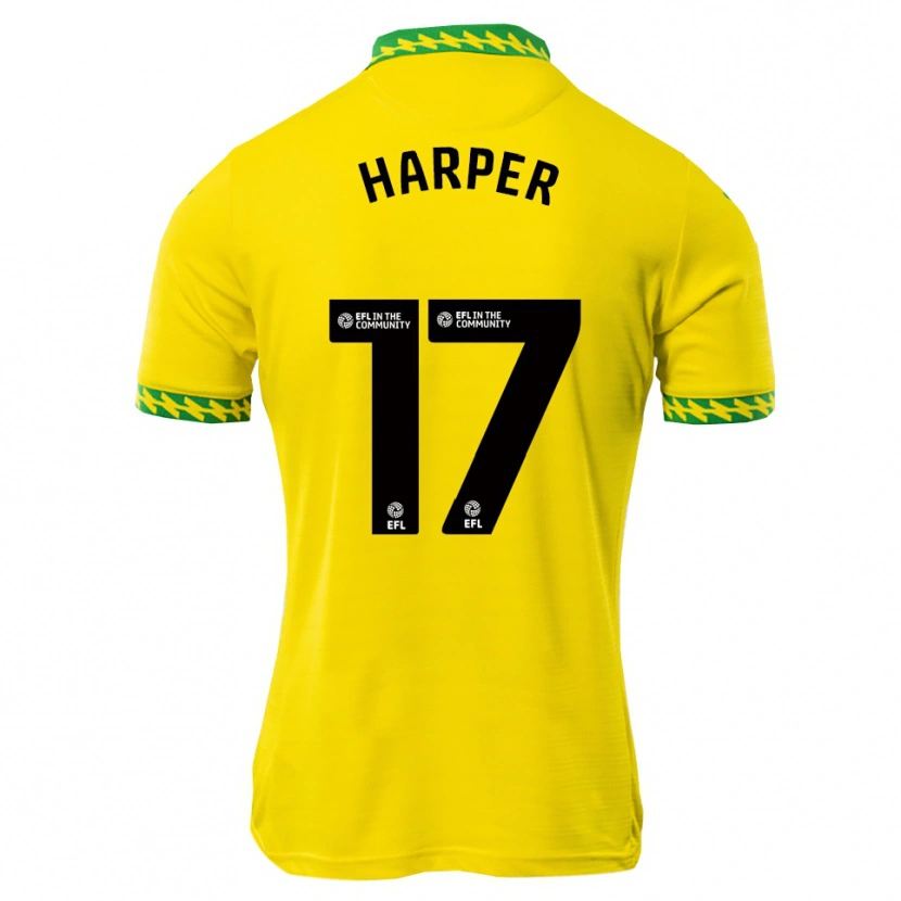 Danxen Niño Camiseta Jess Harper #17 Blanco Verde 1ª Equipación 2025/26 La Camisa México