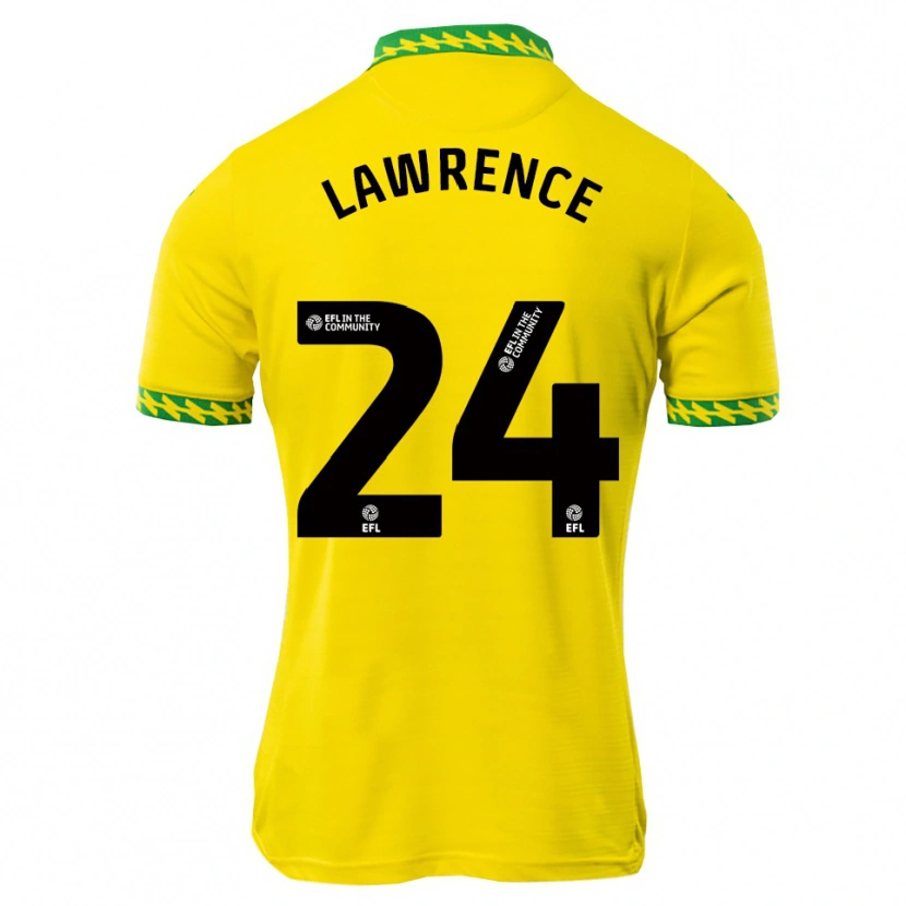 Danxen Niño Camiseta Rachel Lawrence #24 Blanco Verde 1ª Equipación 2025/26 La Camisa México