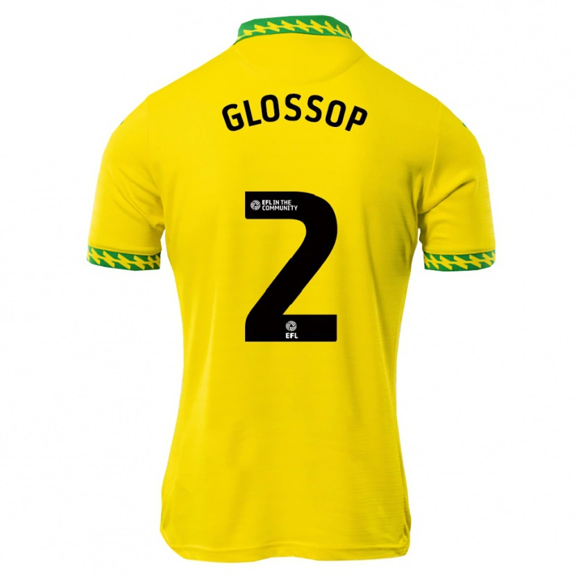 Danxen Niño Camiseta Jake Glossop #2 Blanco Verde 1ª Equipación 2025/26 La Camisa México