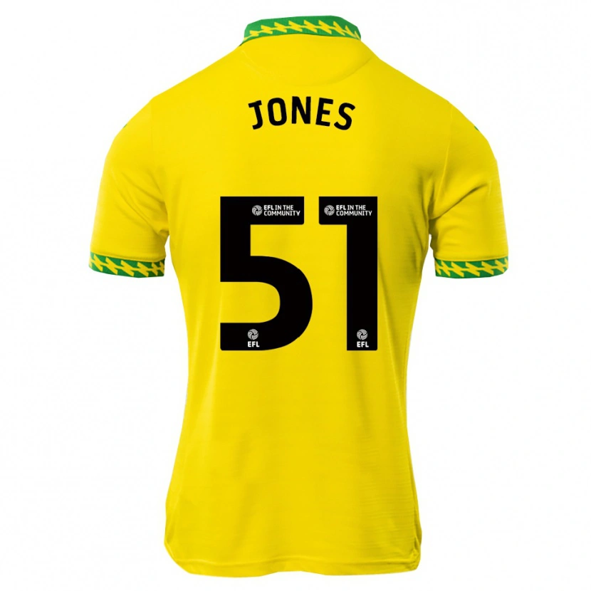 Danxen Niño Camiseta Dylan Jones #51 Blanco Verde 1ª Equipación 2025/26 La Camisa México