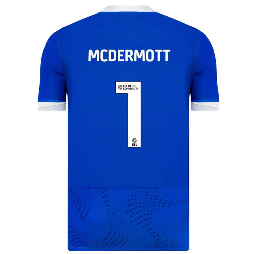 Danxen Niño Camiseta Conal Mcdermott #1 Azul Blanco 1ª Equipación 2025/26 La Camisa México