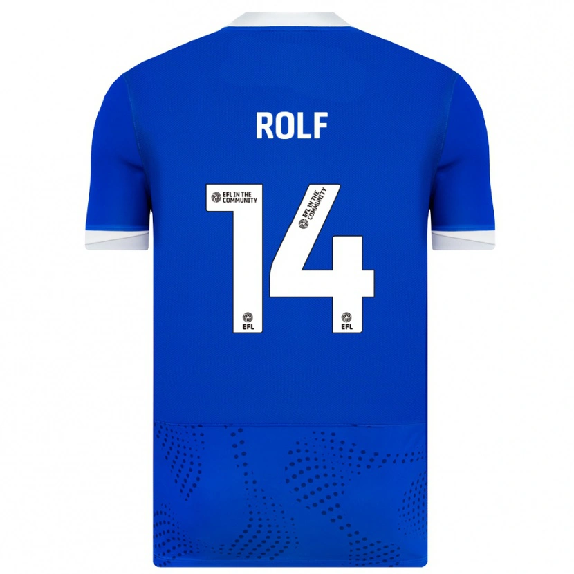 Danxen Niño Camiseta Annie Rolf #14 Azul Blanco 1ª Equipación 2025/26 La Camisa México