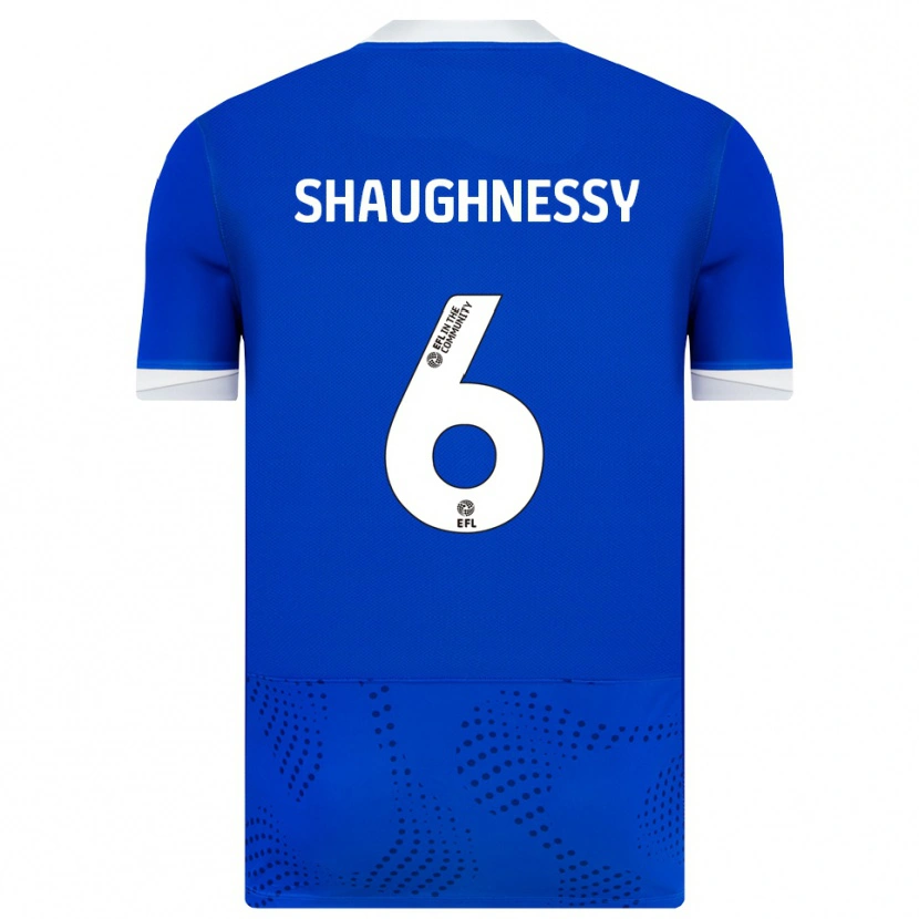 Danxen Niño Camiseta Conor Shaughnessy #6 Azul Blanco 1ª Equipación 2025/26 La Camisa México