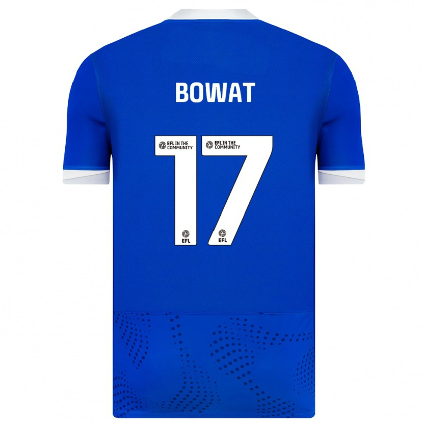Danxen Niño Camiseta Ibane Bowat #17 Azul Blanco 1ª Equipación 2025/26 La Camisa México
