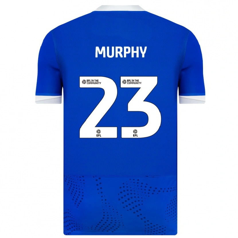 Danxen Niño Camiseta Josh Murphy #23 Azul Blanco 1ª Equipación 2025/26 La Camisa México