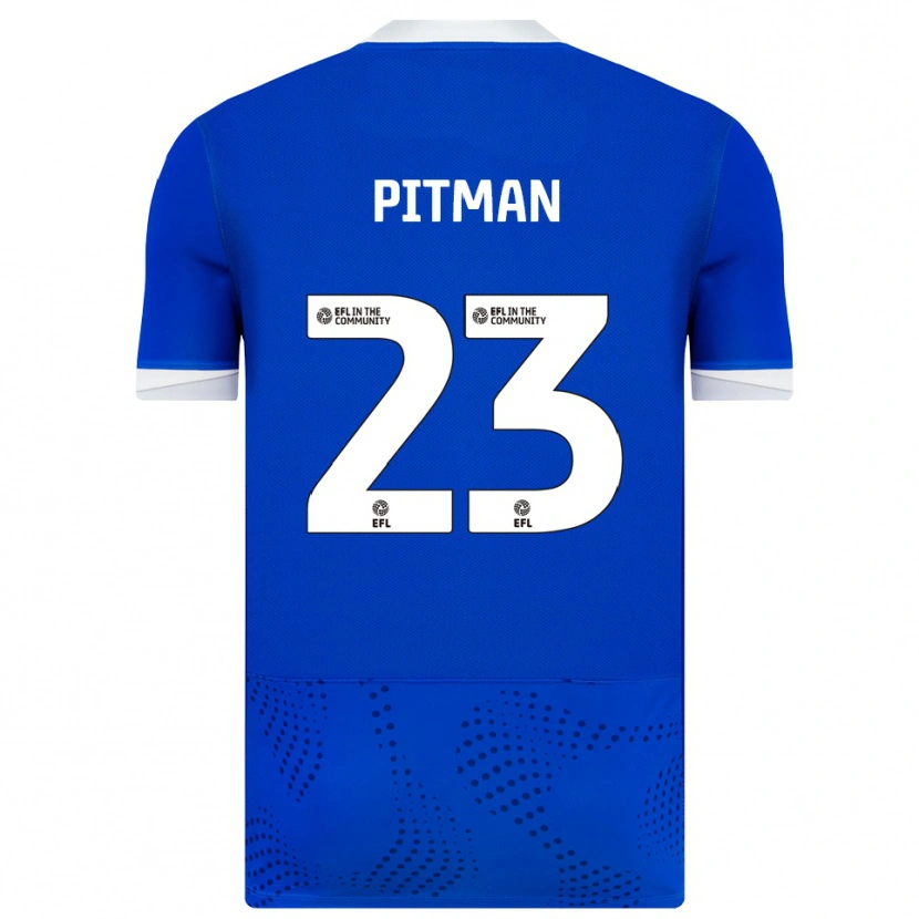 Danxen Niño Camiseta Emily Pitman #23 Azul Blanco 1ª Equipación 2025/26 La Camisa México