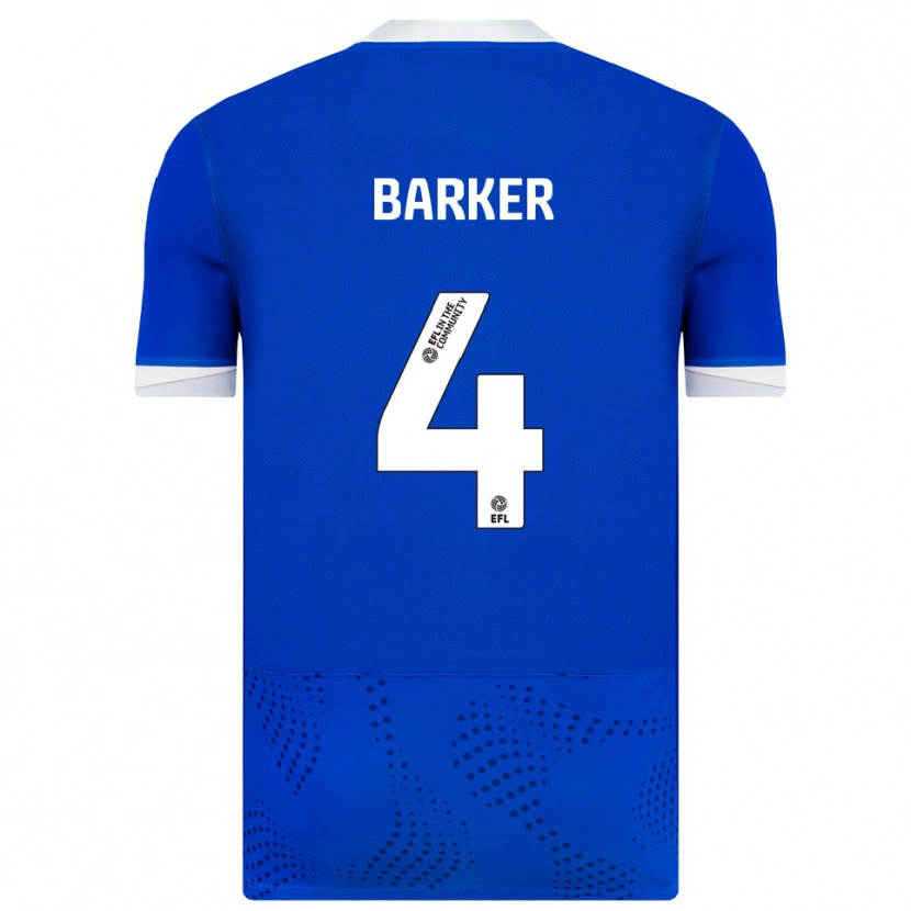 Danxen Niño Camiseta Sophie Barker #4 Azul Blanco 1ª Equipación 2025/26 La Camisa México