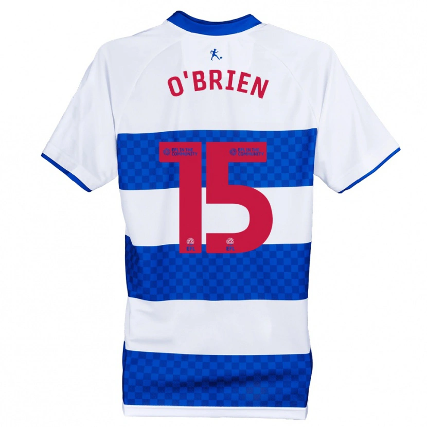 Danxen Niño Camiseta Archie O'brien #15 Azul Blanco 1ª Equipación 2025/26 La Camisa México