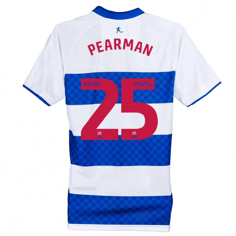 Danxen Niño Camiseta Jaylan Pearman #25 Azul Blanco 1ª Equipación 2025/26 La Camisa México