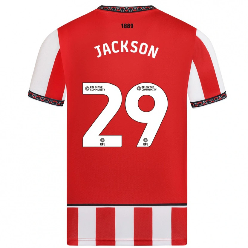 Danxen Niño Camiseta Fallon Olivia Connolly-Jackson #29 Rojo Blanco 1ª Equipación 2025/26 La Camisa México