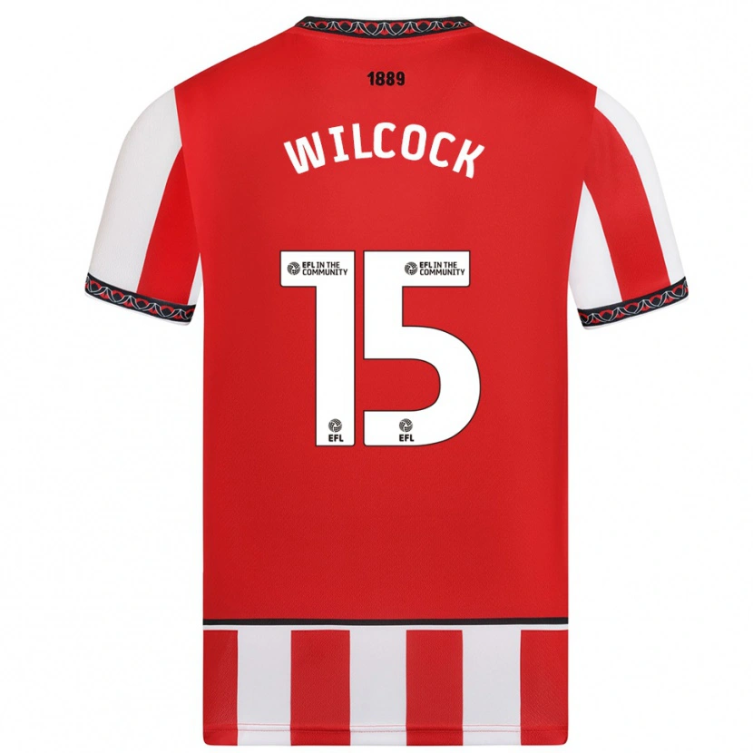 Danxen Niño Camiseta Tamara Wilcock #15 Rojo Blanco 1ª Equipación 2025/26 La Camisa México