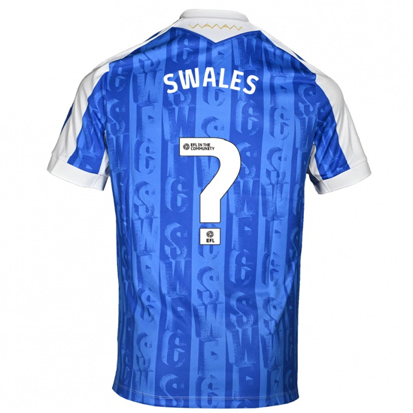 Danxen Niño Camiseta Jack Swales #0 Azul Blanco 1ª Equipación 2025/26 La Camisa México