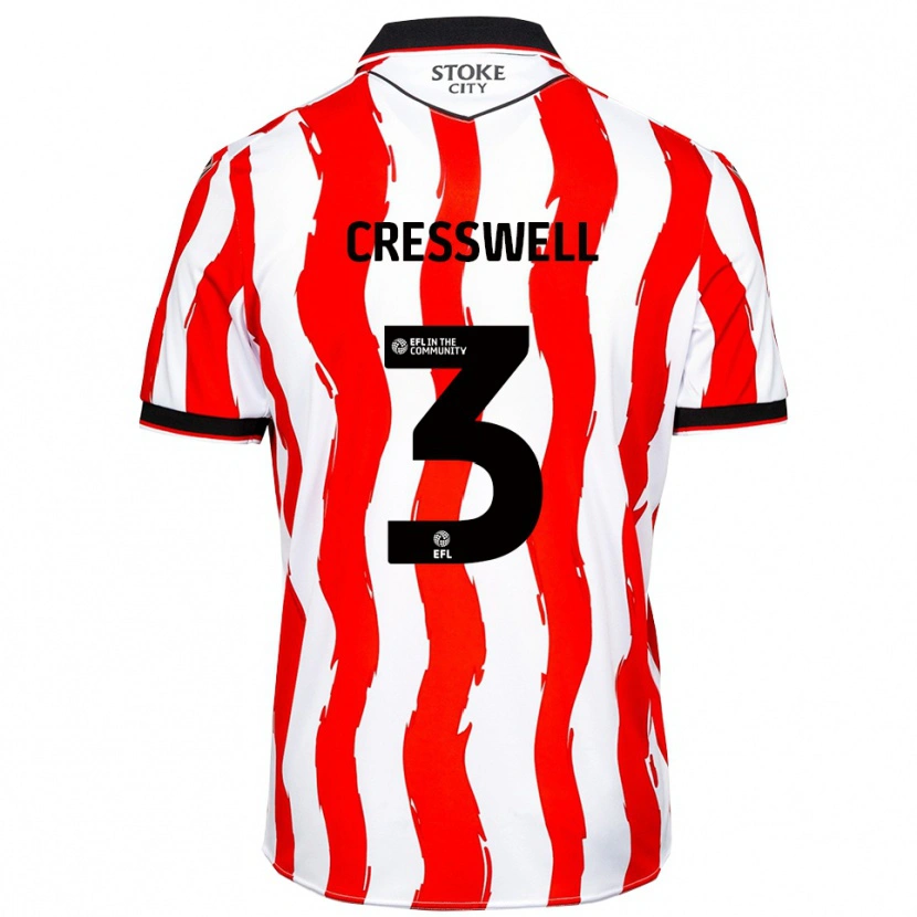 Danxen Niño Camiseta Aaron Cresswell #3 Blanco Rojo 1ª Equipación 2025/26 La Camisa México