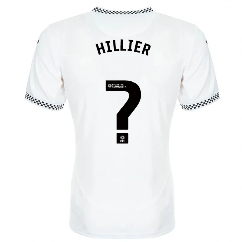 Danxen Niño Camiseta Rohan Hillier #0 Blanco Naranja 1ª Equipación 2025/26 La Camisa México