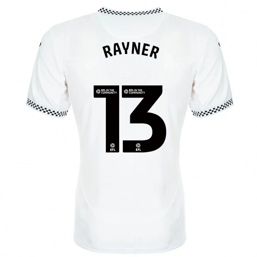 Danxen Niño Camiseta Opal Rayner #13 Blanco Naranja 1ª Equipación 2025/26 La Camisa México
