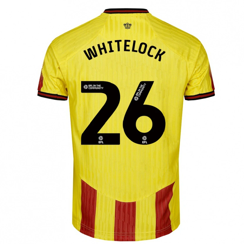Danxen Niño Camiseta Lily Whitelock #26 Amarillo Rojo 1ª Equipación 2025/26 La Camisa México