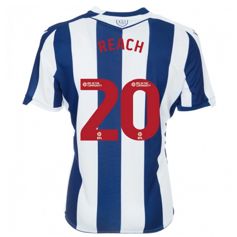 Danxen Niño Camiseta Adam Reach #20 Azul Marino Blanco 1ª Equipación 2025/26 La Camisa México
