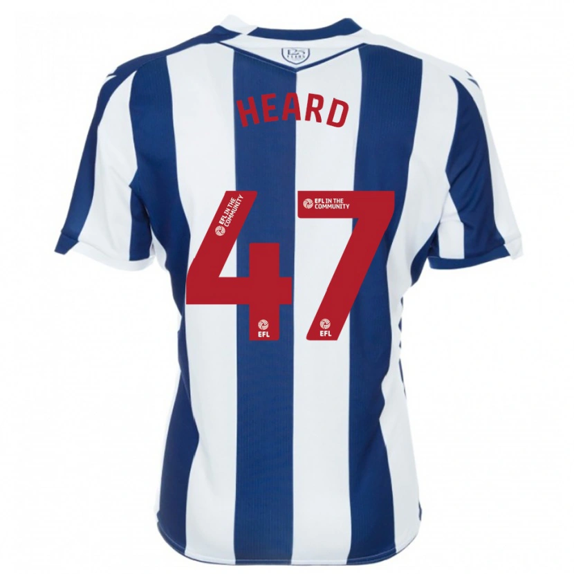 Danxen Niño Camiseta Fenton Heard #47 Azul Marino Blanco 1ª Equipación 2025/26 La Camisa México